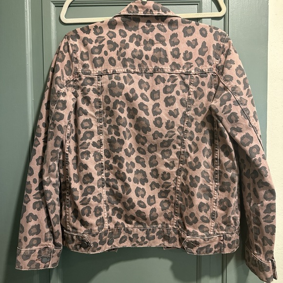 Blank NYC Leopard Denim Jacket Size XS - Picture 4 of 5